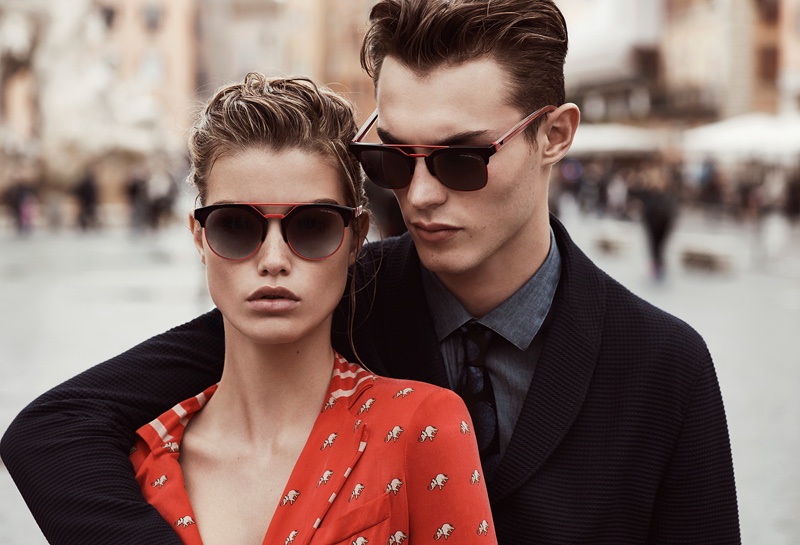 Emporio Armani eyewear spring-summer 2017 campaign