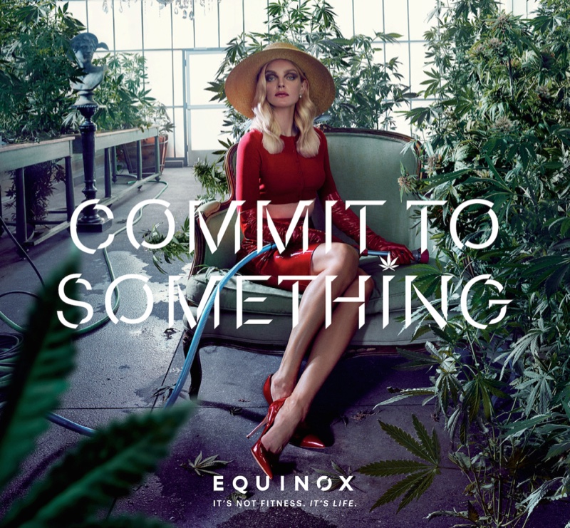 Jessica Stam stars in Equinox's 2017 campaign