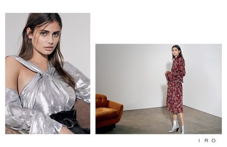 Taylor Hill Poses in Effortless Style for IRO's Spring 2017 Campaign French brand IRO taps Taylor Hill for spring 2017 advertising campaign