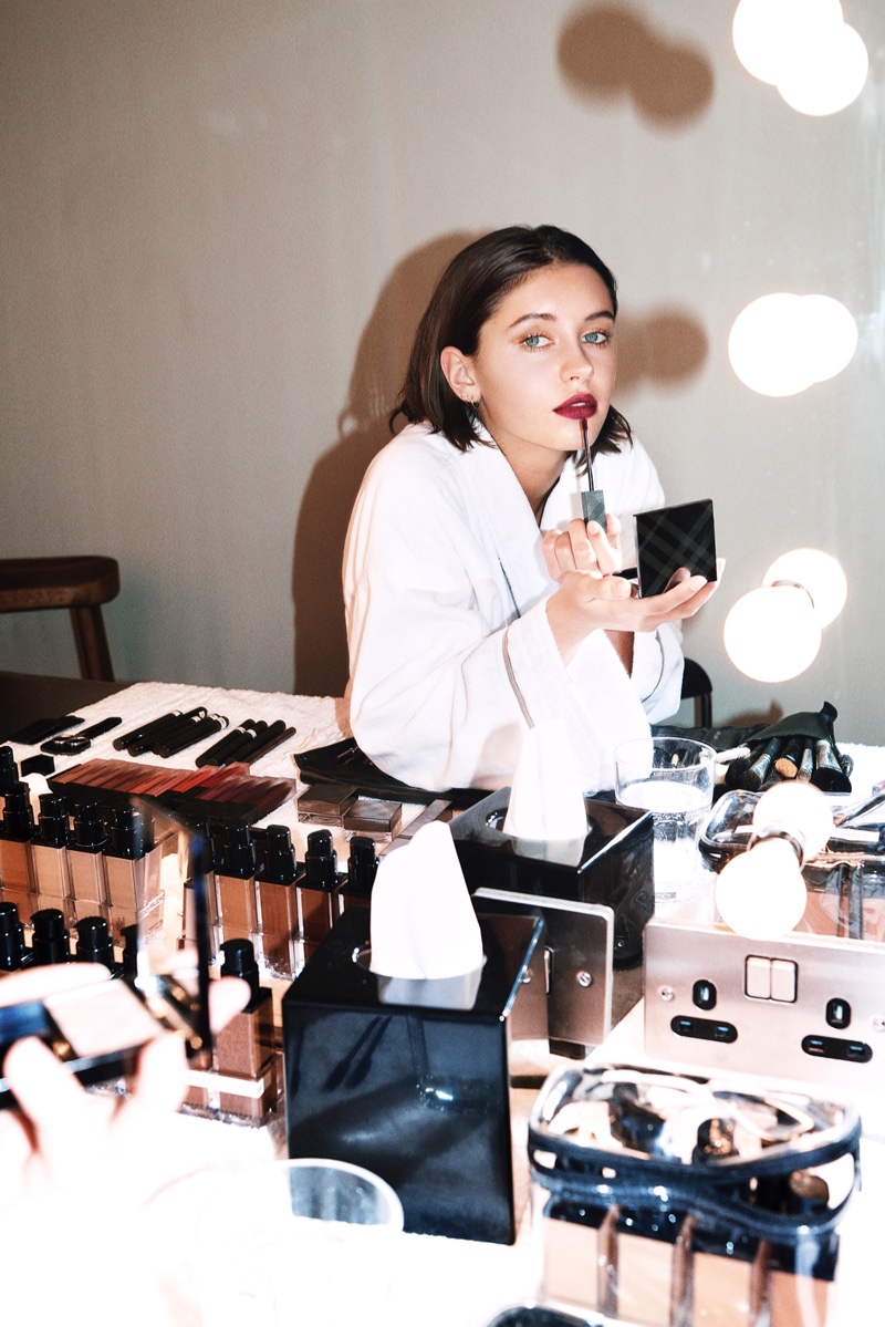 16-year-old Iris Law appears in Burberry Beauty campaign