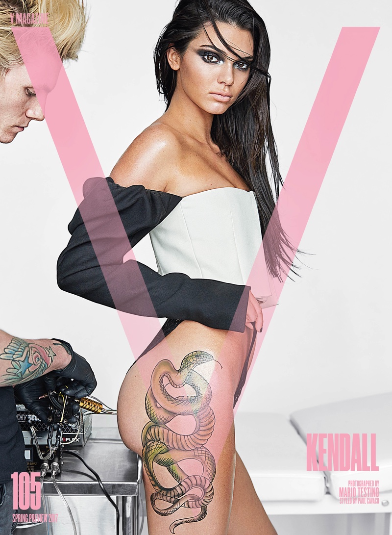 Kendall Jenner on V Magazine Spring Preview 2017 Cover