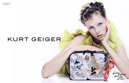 Edie Campbell Gets Opulent in Kurt Geiger’s Spring 2017 Campaign