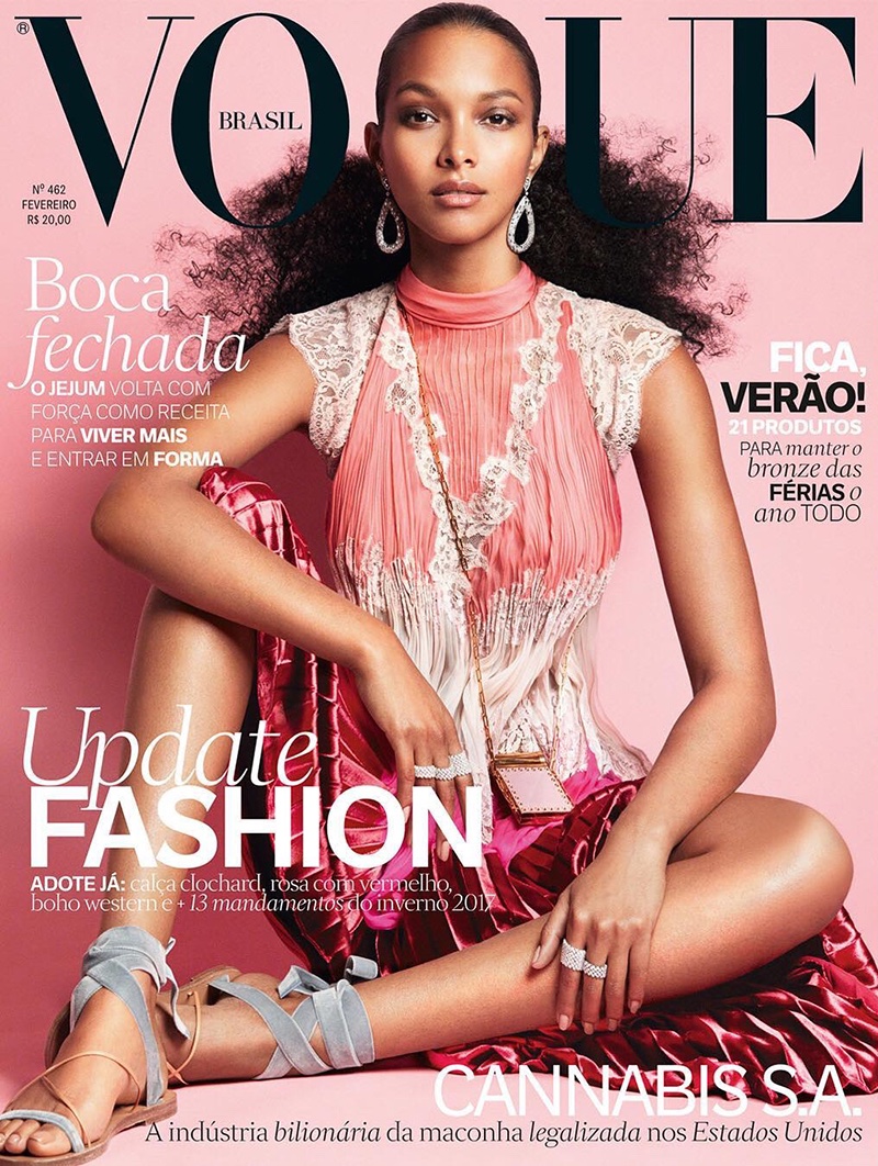 Lais Ribeiro on Vogue Brazil February 2017 Cover