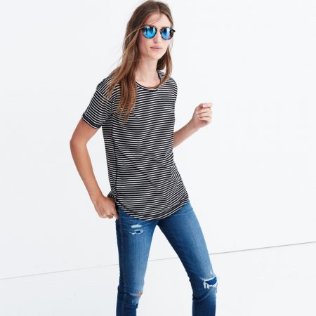 Wish List: A Soft Striped Tee from Madewell Make this Madewell Whisper tee your new casual go-to