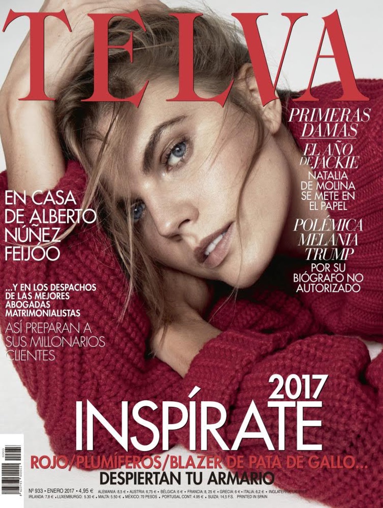 Maryna Linchuk Has Us Seeing Red in TELVA Cover Story