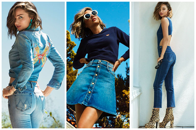 Miranda Kerr's collaboration for MOTHER Denim