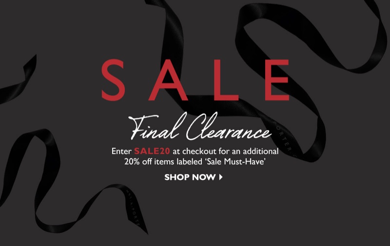 Net-a-Porter's 2017 sale enters final clearance!