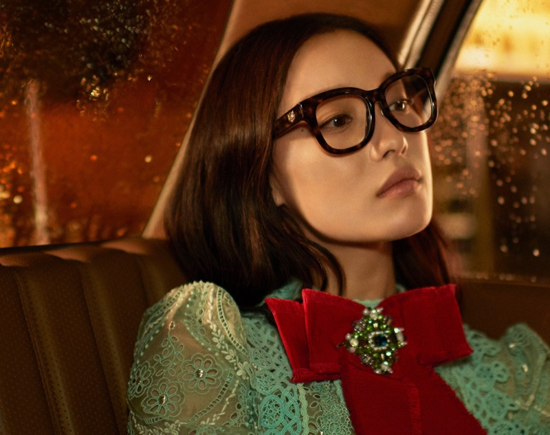 Chinese actress Ni Ni stars in Gucci's spring 2017 advertising campaign