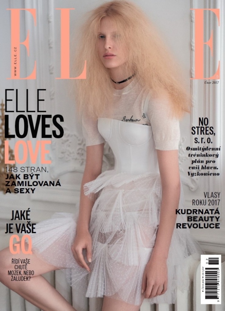 Niki Trefilova on ELLE Czech February 2017 Cover