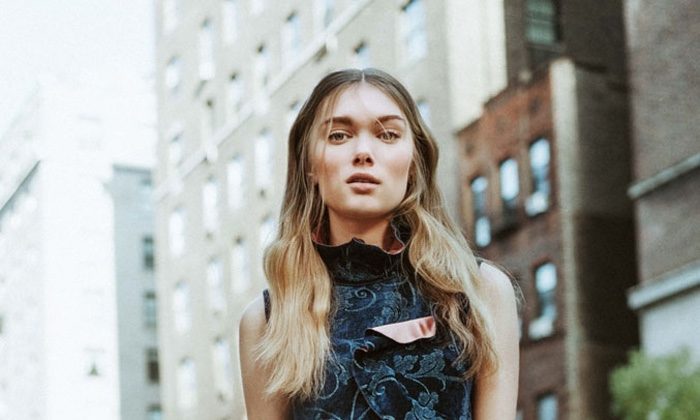 Puck Loomans Models Dreamy Dresses in Marie Claire Indonesia