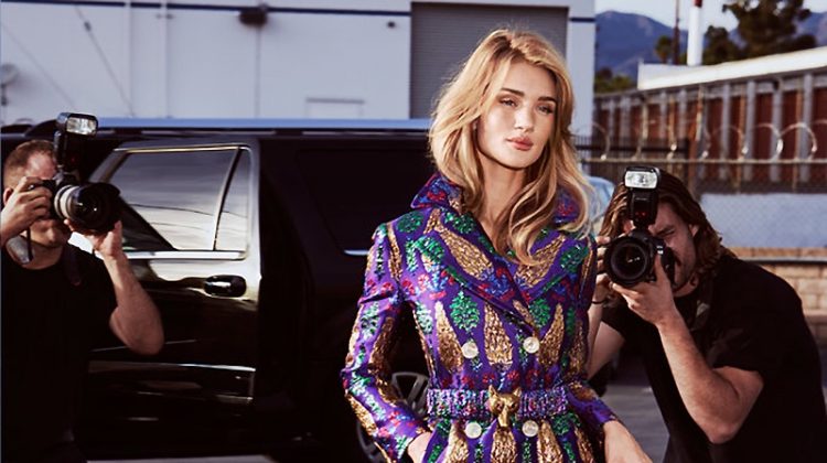 Rosie Huntington-Whiteley stars in InStyle's February issue