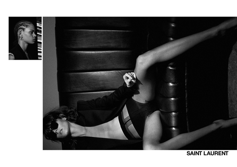 An image from Saint Laurent's spring 2017 campaign
