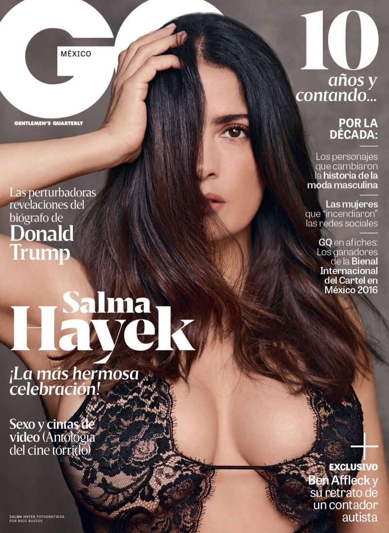 Salma Hayek on GQ Mexico November 2016 Cover