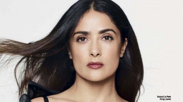 Salma Hayek Looks Smokin’ Hot in Lingerie for GQ Mexico