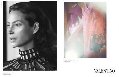 Valentino Taps Christy Turlington, Liya Kebede for Spring 2017 Campaign Christy Turlington stars in Valentino's spring-summer 2017 campaign
