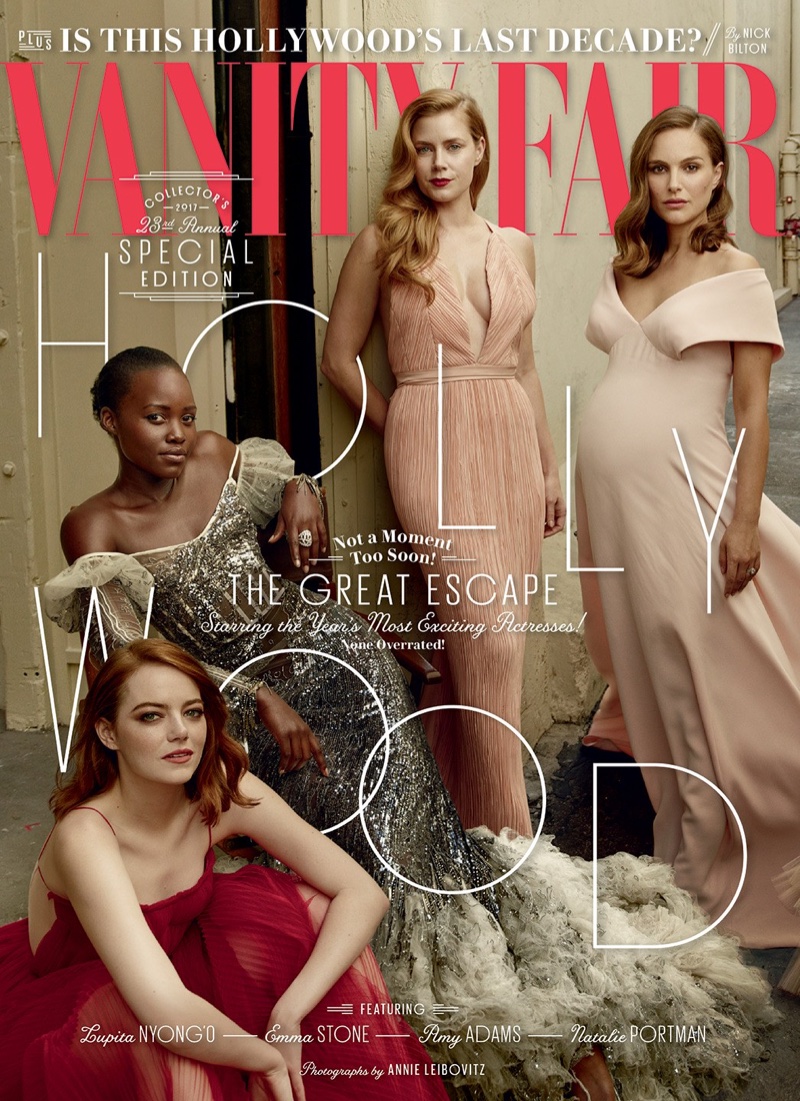 Emma Stone, Lupita Nyong’o, Amy Adams and Natalie Portman on Vanity Fair 2017 Hollywood Issue Cover