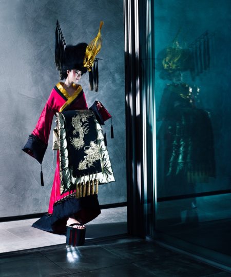 Yui Nikaido Models Junko Koshino's Dramatic Designs for S Moda Photographed by Markus&Koala, the model poses in designs from Junko Koshino