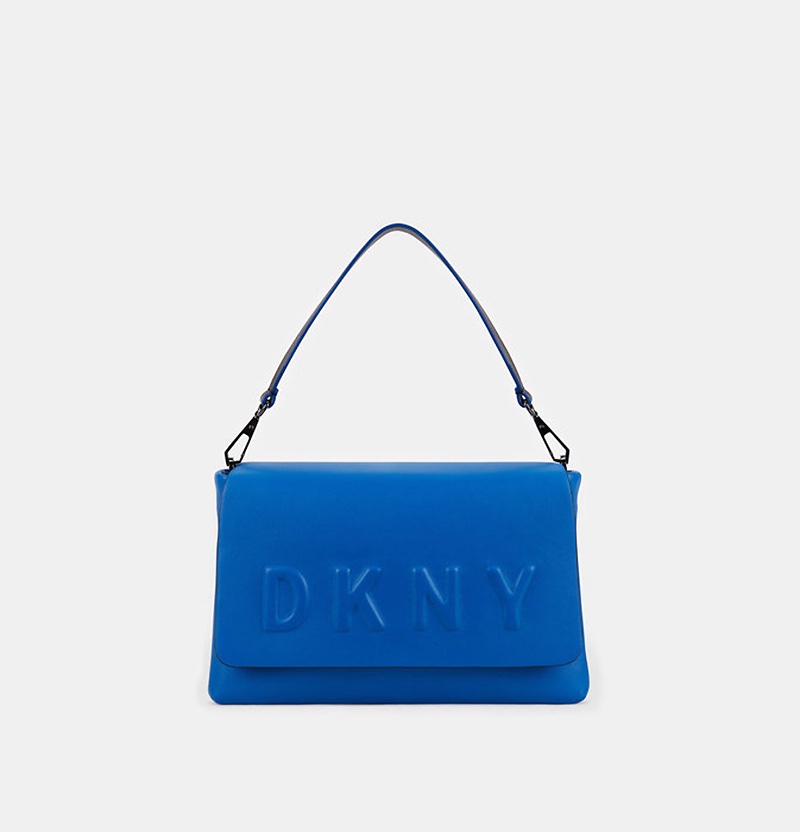 DKNY Neoprene Bonded Lamb Nappa Leather Shoulder Bag