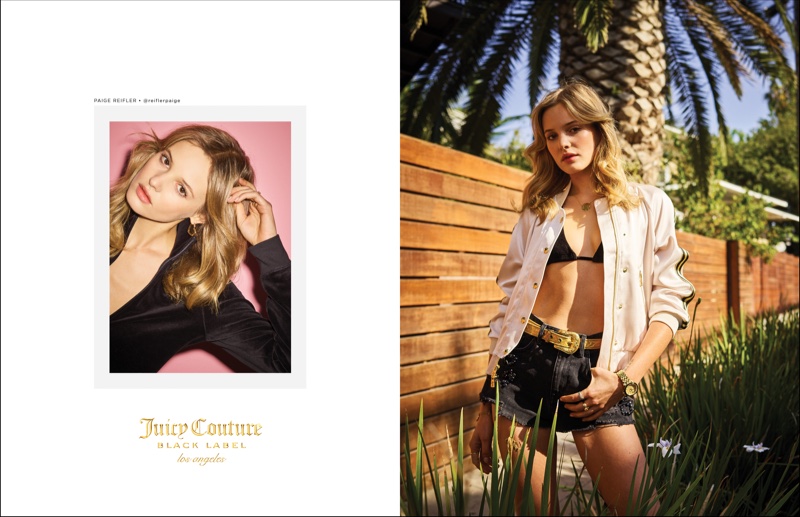 Paige Reifler stars in Juicy Couture’s spring-summer 2017 campaign