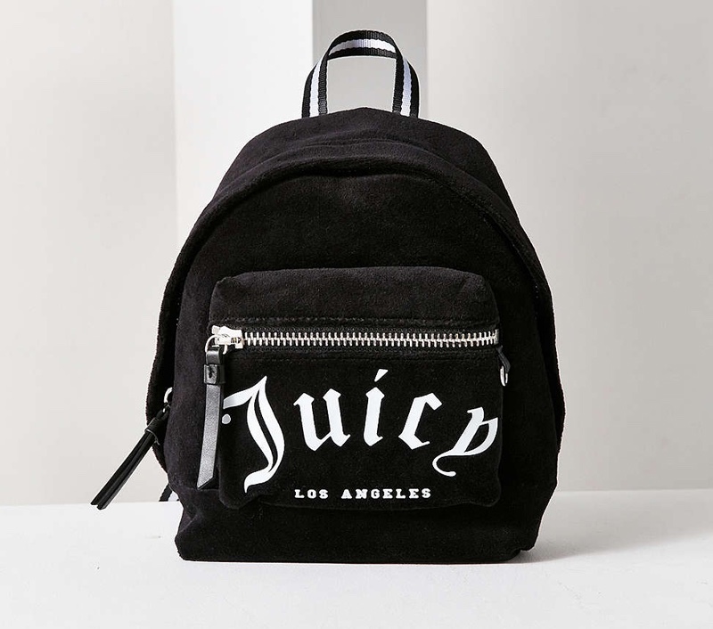 Juicy Couture x Urban Outfitters Velvet Mini Backpack