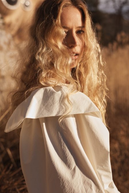 Raquel Zimmermann is a Natural Beauty in MANGO Committed Campaign Raquel Zimmermann wears Mango's sustainable collection, Mango Committed