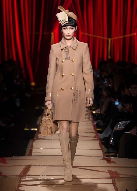 Moschino Focuses on Recycled Fashion for Fall 2017