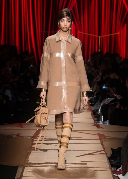 Moschino Focuses on Recycled Fashion for Fall 2017