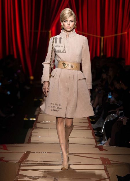 Moschino Focuses on Recycled Fashion for Fall 2017