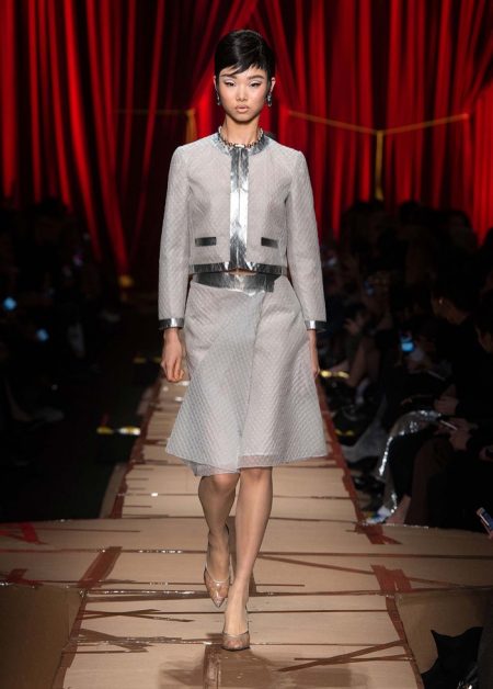 Moschino Focuses on Recycled Fashion for Fall 2017