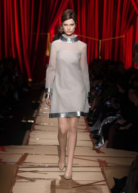 Moschino Focuses on Recycled Fashion for Fall 2017
