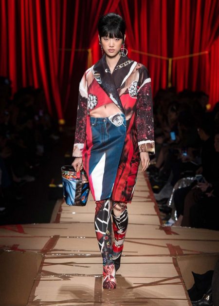 Moschino Focuses on Recycled Fashion for Fall 2017