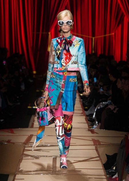 Moschino Focuses on Recycled Fashion for Fall 2017