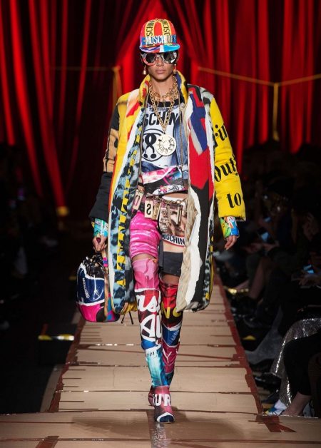 Moschino Focuses on Recycled Fashion for Fall 2017
