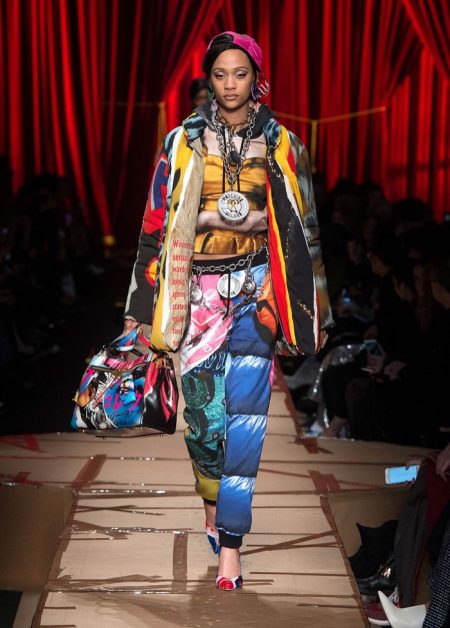 Moschino Focuses on Recycled Fashion for Fall 2017