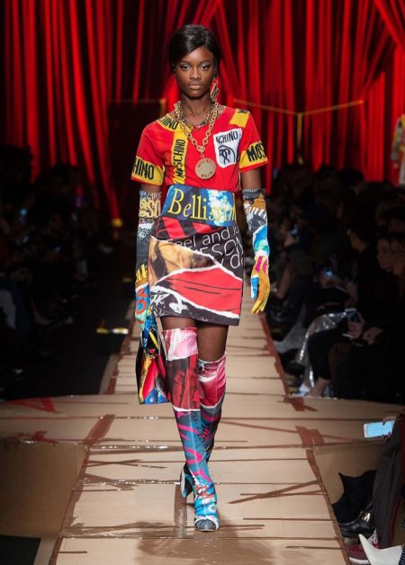 Moschino Focuses on Recycled Fashion for Fall 2017