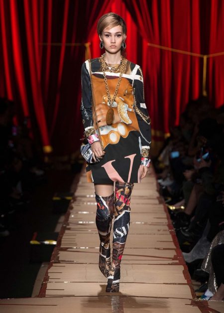 Moschino Focuses on Recycled Fashion for Fall 2017