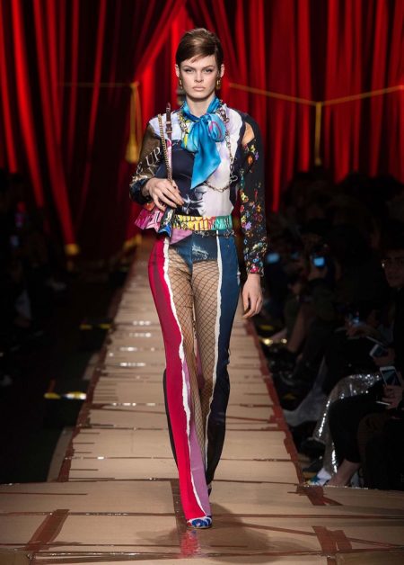 Moschino Focuses on Recycled Fashion for Fall 2017