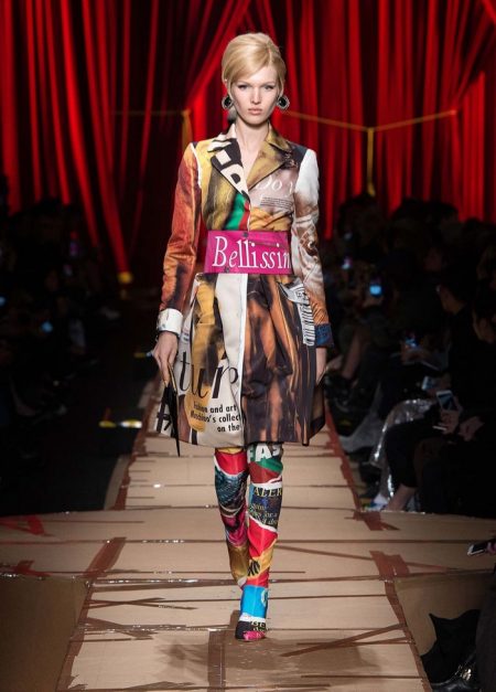 Moschino Focuses on Recycled Fashion for Fall 2017