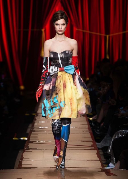 Moschino Focuses on Recycled Fashion for Fall 2017