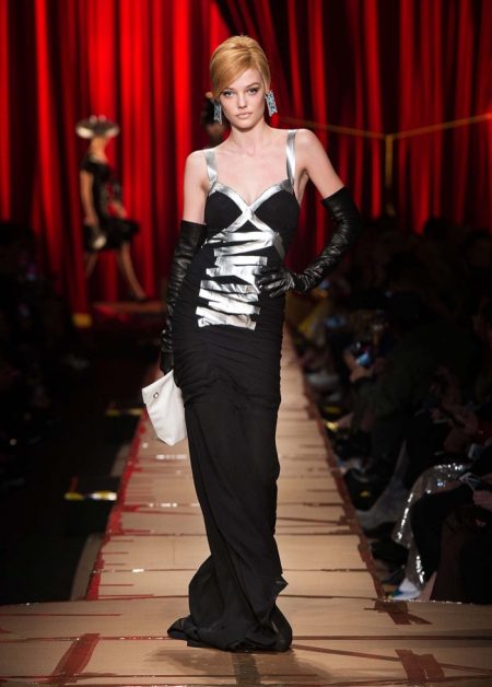 Moschino Focuses on Recycled Fashion for Fall 2017
