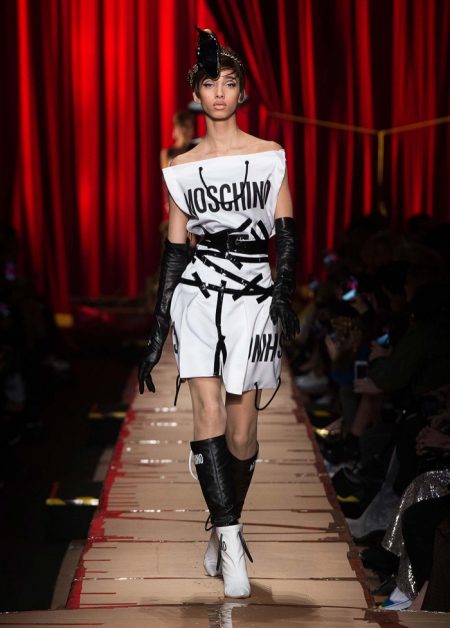 Moschino Focuses on Recycled Fashion for Fall 2017