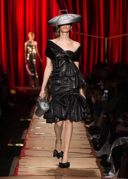 Moschino Focuses on Recycled Fashion for Fall 2017