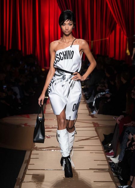 Moschino Focuses on Recycled Fashion for Fall 2017