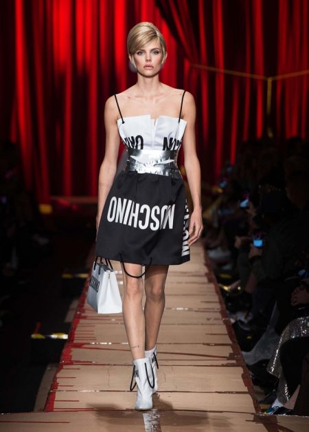 Moschino Focuses on Recycled Fashion for Fall 2017