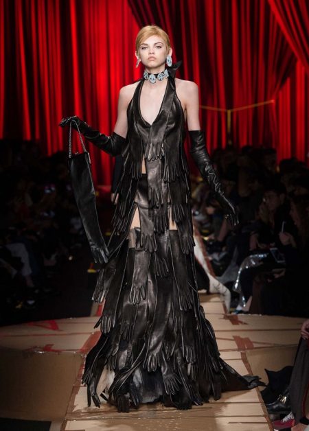 Moschino Focuses on Recycled Fashion for Fall 2017