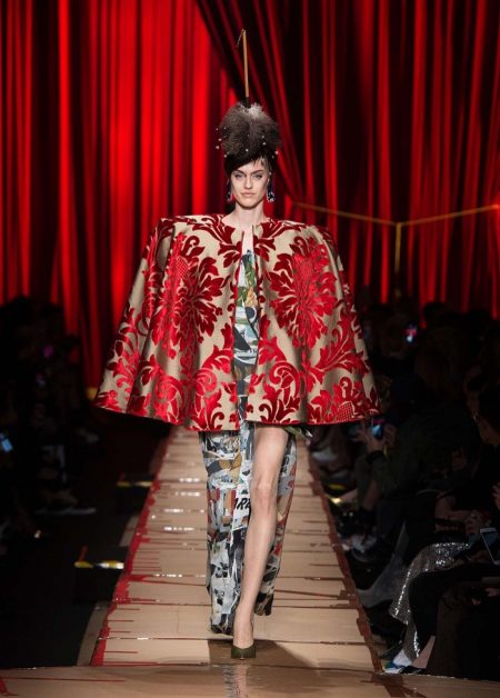 Moschino Focuses on Recycled Fashion for Fall 2017