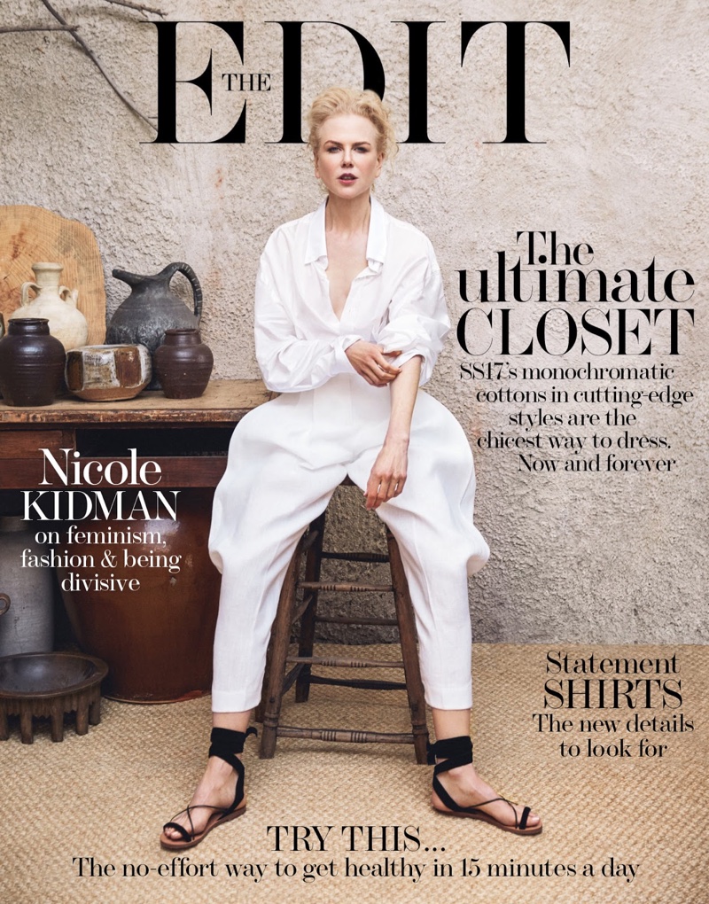 Nicole Kidman on The Edit February 16th, 2017 Cover