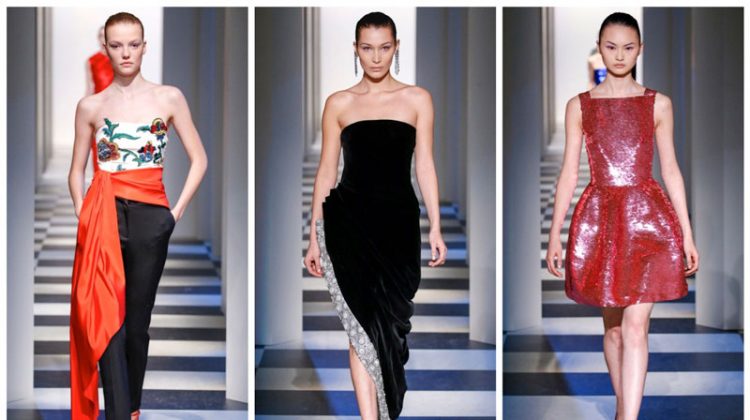 Kim & Garcia Make Their Oscar de la Renta Debut with Fall 2017 Show