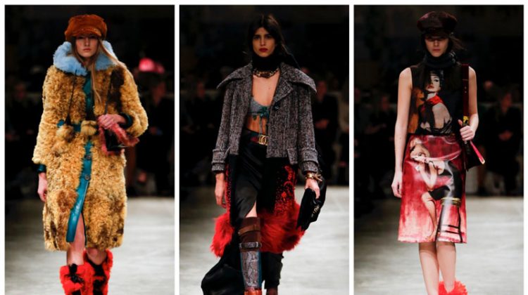 Prada Brings on the Embellishments for Fall 2017