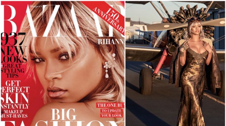Rihanna Takes Flight in Harper’s Bazaar Cover Shoot